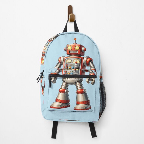 Item preview, Crimson Command Robot — Analog Power Core designed and sold by TheWonkyEaselCo.