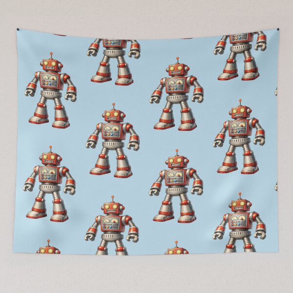 Item preview, Crimson Command Robot — Analog Power Core designed and sold by TheWonkyEaselCo.