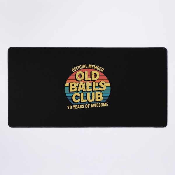 Item preview, Old Balls Club 70 Years of Awesome 70th Birthday Gag designed and sold by joyouartArt.