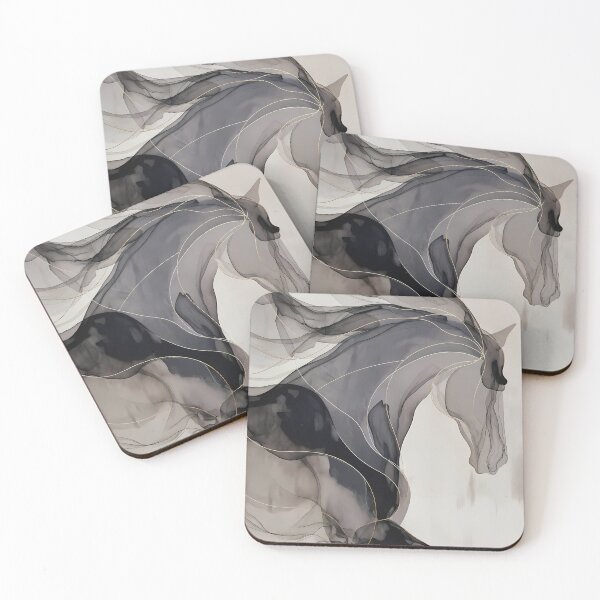 Item preview, Stylized Horse Abstract Artwork (image size 7840x11680) designed and sold by Digital-Davinci.