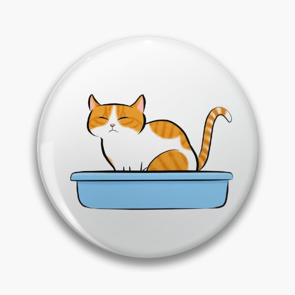 Item preview, Kitty Litter - Ginger and White Cat designed and sold by Tessa Draws Stoof.