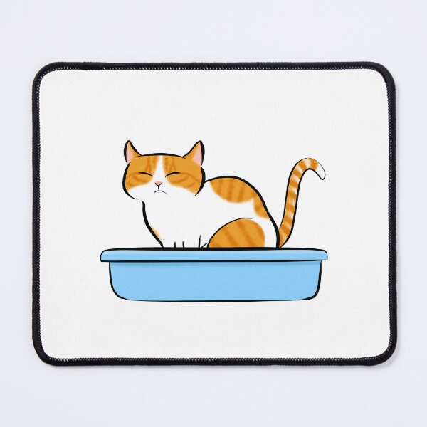 Item preview, Kitty Litter - Ginger and White Cat designed and sold by Tessa Draws Stoof.