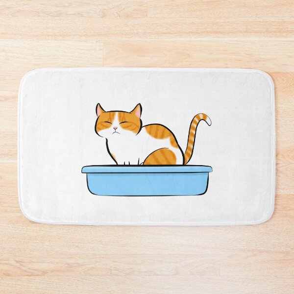 Item preview, Kitty Litter - Ginger and White Cat designed and sold by Tessa Draws Stoof.