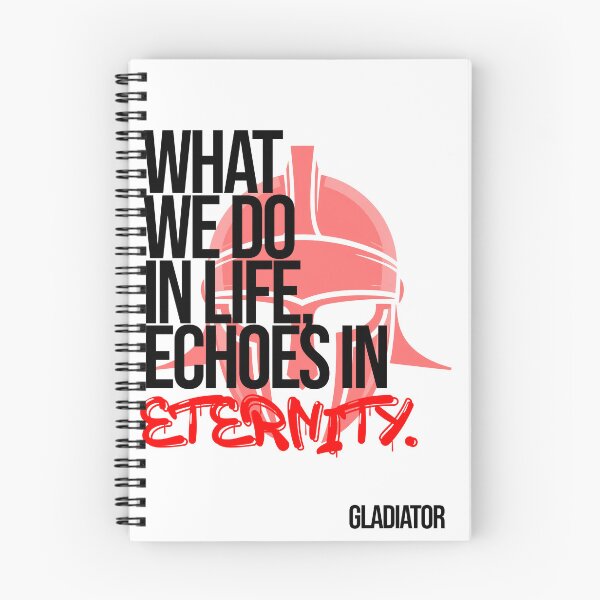 Item preview, What We Do in Life Echoes in Eternity (Gladiator Quote) designed and sold by Enea Kelo.