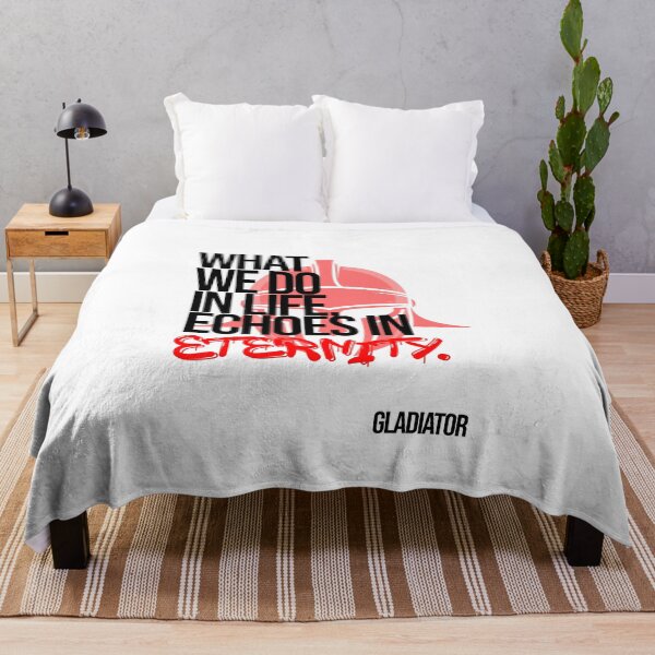 Item preview, What We Do in Life Echoes in Eternity (Gladiator Quote) designed and sold by Enea Kelo.