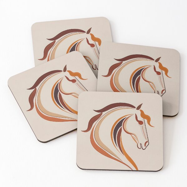 Item preview, Stylized Horse Abstract Artwork (image size 7840x11680) designed and sold by Digital-Davinci.