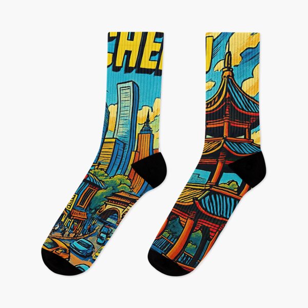 Item preview, Chengdu, city | Comics stylCartoone -  designed and sold by ComicsFactory.