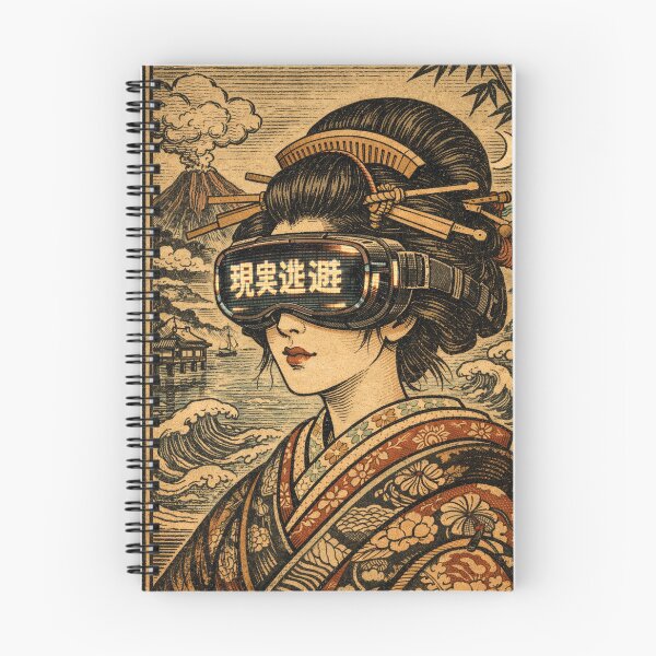 Item preview, Retro Cyber Geisha – Virtual Reality Japan Art designed and sold by Mauswohn.