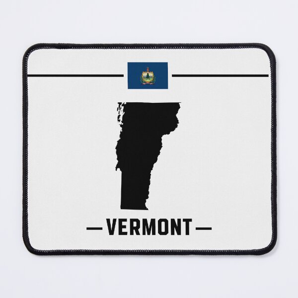 Item preview, Vermont Pride, Minimalist State Map & Flag Silhouette designed and sold by mashmosh.