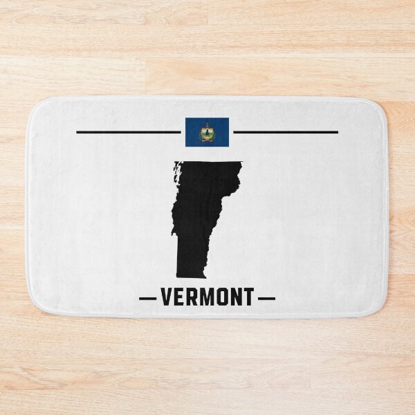 Item preview, Vermont Pride, Minimalist State Map & Flag Silhouette designed and sold by mashmosh.