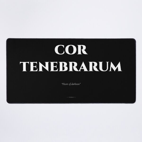 Item preview, Cor Tenebrarum – Heart of Darkness Latin Phrase designed and sold by BrushRushX.