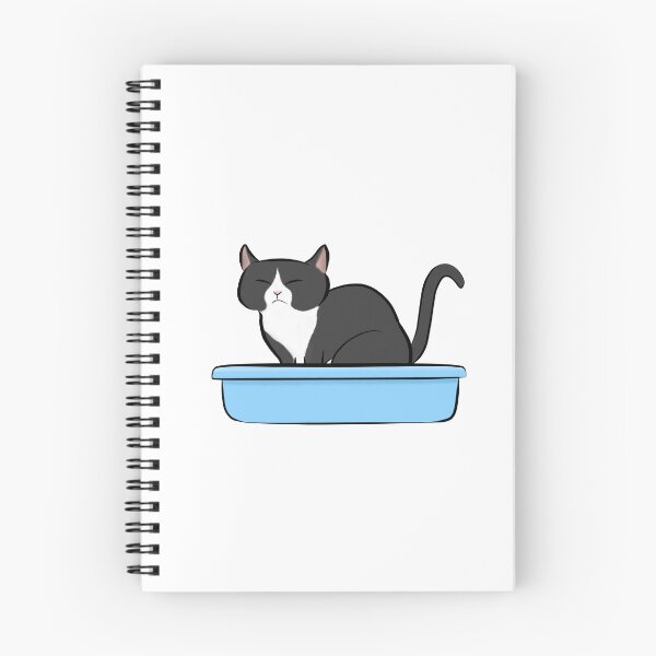 Item preview, Kitty Litter - Black and White Cat designed and sold by Tessa Draws Stoof.