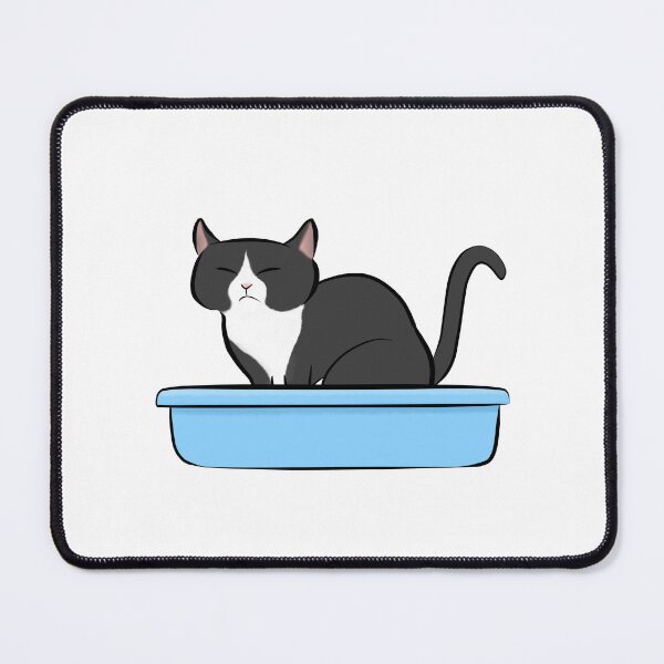 Item preview, Kitty Litter - Black and White Cat designed and sold by Tessa Draws Stoof.