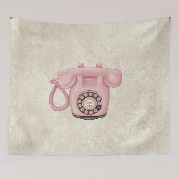 Item preview, Pink Rotary Phone designed and sold by CatAstrophe.