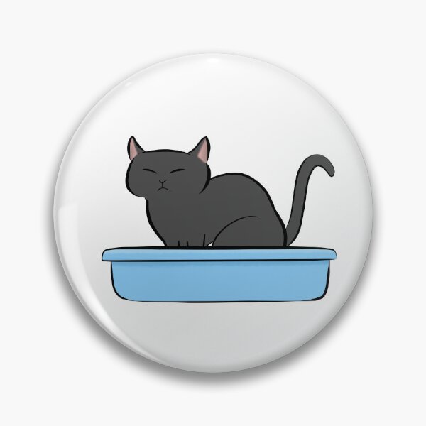 Item preview, Kitty Litter - Black Cat designed and sold by Tessa Draws Stoof.