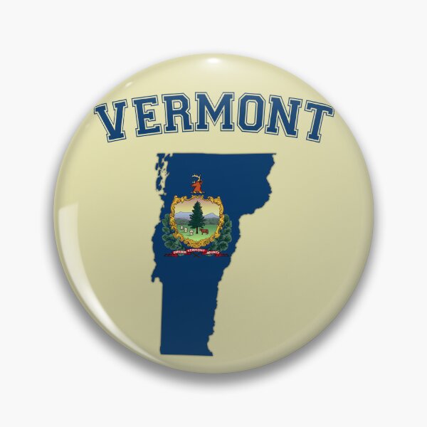 Item preview, Vermont State Map Flag - Classic Heritage Desig designed and sold by mashmosh.