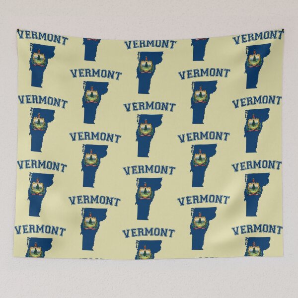 Item preview, Vermont State Map Flag - Classic Heritage Desig designed and sold by mashmosh.