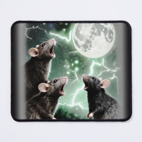 Item preview, Rat Trio Dead Moon Scene | Dark Weird Meme Art designed and sold by bngfx.