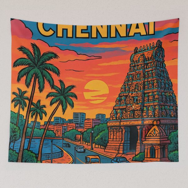 Item preview, Chennai, city | Comics stylCartoone -  designed and sold by ComicsFactory.