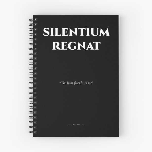Item preview, Silentium Regnat – Latin Quote About Silence designed and sold by BrushRushX.