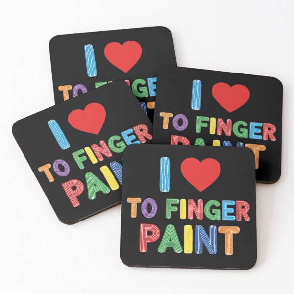 Item preview, I Heart Love to Finger Paint I'm Paint Cute Couple Valentine designed and sold by OlakunleOloroz.