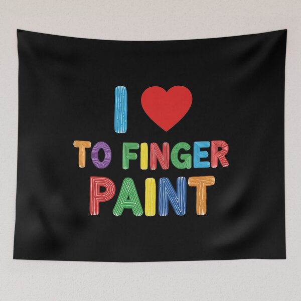 Item preview, I Heart Love to Finger Paint I'm Paint Cute Couple Valentine designed and sold by OlakunleOloroz.