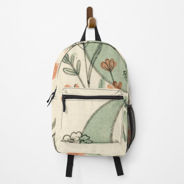 Item preview, Vintage Risograph Moon & Wildflowers - Imperfect Symbiosis designed and sold by gaogle.