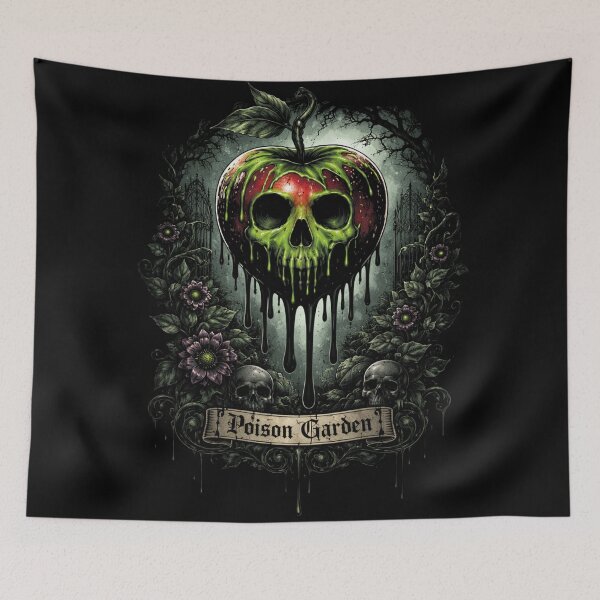 Item preview, Poison Garden – Gothic Skull Apple of Dark Fantasy designed and sold by Mouraludia.