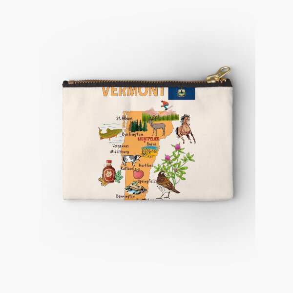 Item preview, Vermont State Pride, The Green Mountain State Illustrated Map designed and sold by mashmosh.