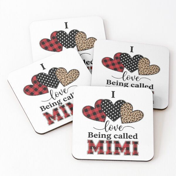 Item preview, I Love Being Mimi Red Plaid Leopard Christmas Valentine Mimi designed and sold by OlakunleOloroz.