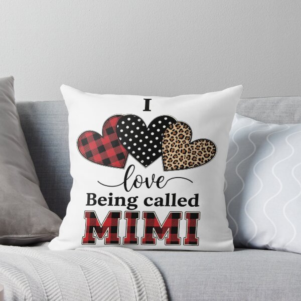 Item preview, I Love Being Mimi Red Plaid Leopard Christmas Valentine Mimi designed and sold by OlakunleOloroz.
