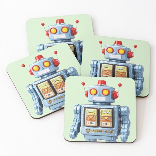 Item preview, Classic Tin Robot — Clockwork Companion designed and sold by TheWonkyEaselCo.