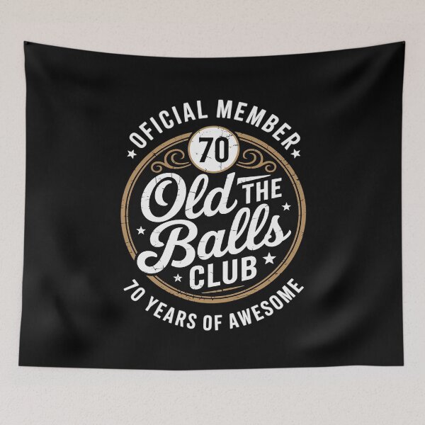 Item preview, Old Balls Club 70 Years of Awesome 70th birthday designed and sold by joyouartArt.
