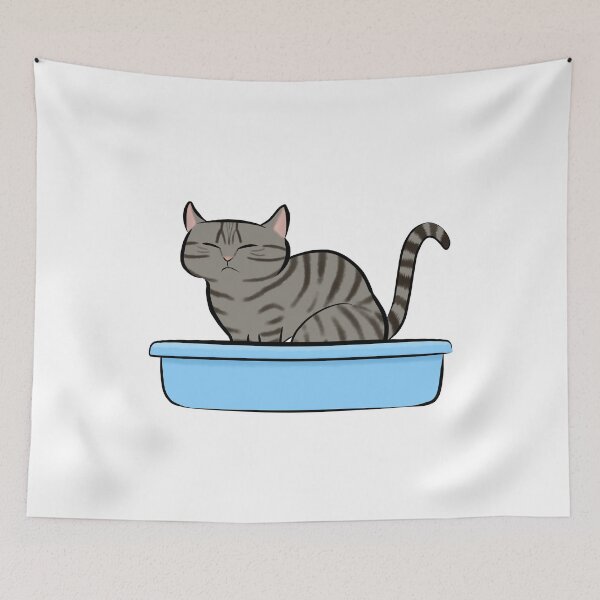 Item preview, Kitty Litter - Tabby Cat designed and sold by Tessa Draws Stoof.