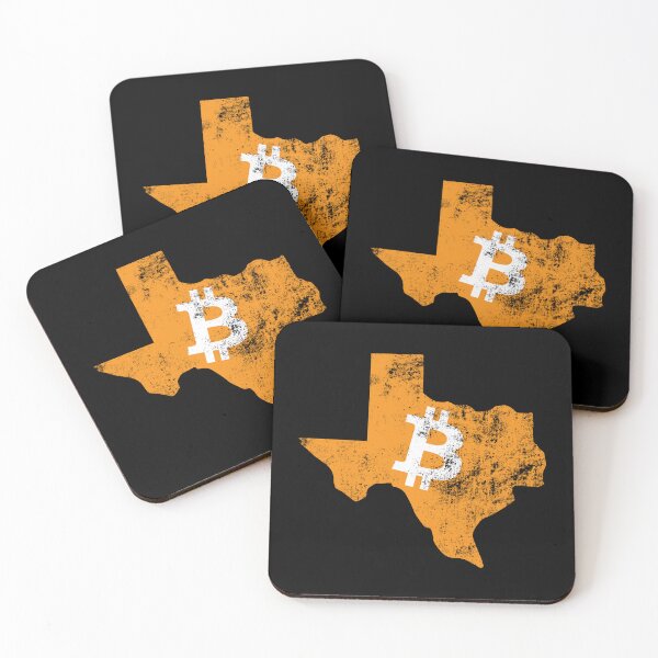 Item preview, Texas Map Bitcoin Grunge designed and sold by CyberRex.