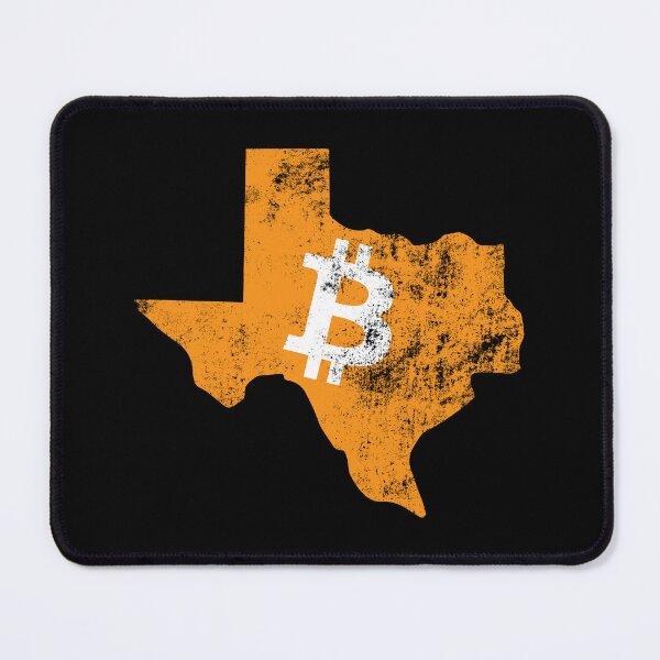 Item preview, Texas Map Bitcoin Grunge designed and sold by CyberRex.