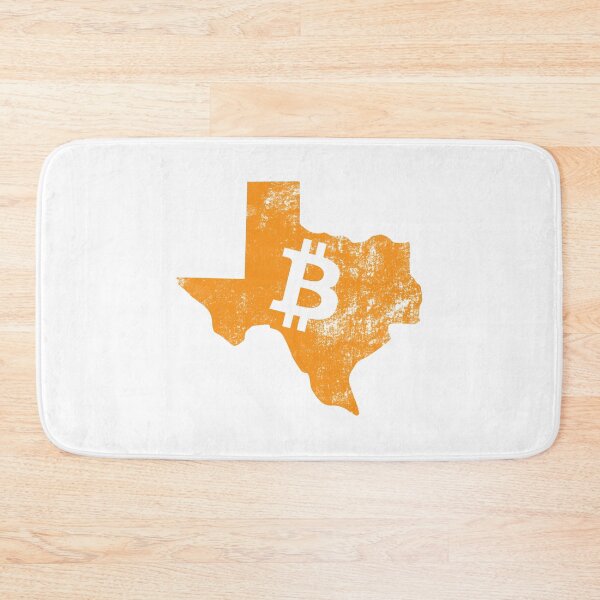 Item preview, Texas Map Bitcoin Grunge designed and sold by CyberRex.