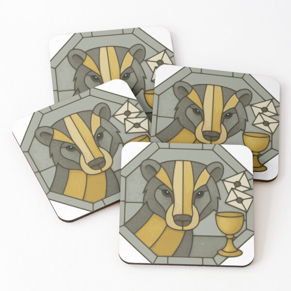 Item preview, Huffle House Wizard World stained glass Harry P Badger designed and sold by September17th.