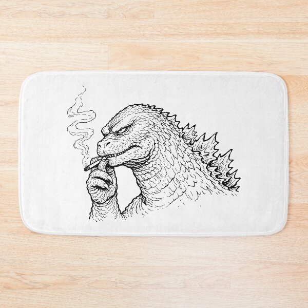 Item preview, Godzilla takes a drag designed and sold by ChickenFund.