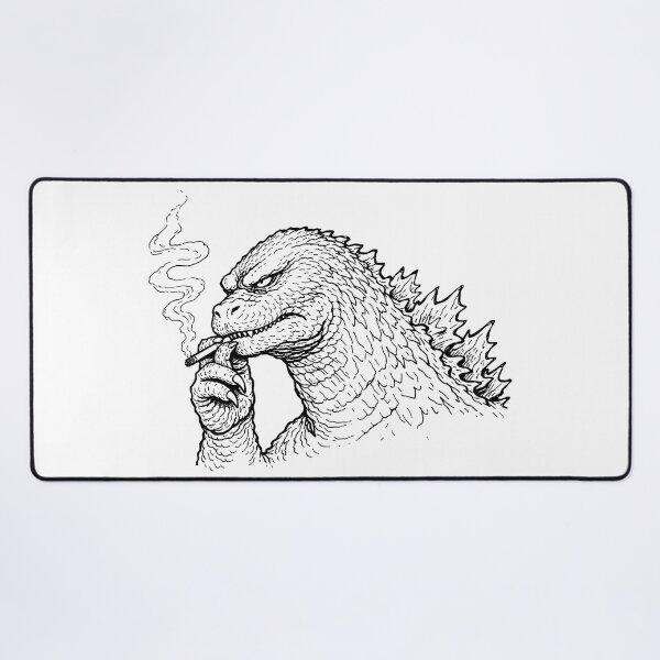 Item preview, Godzilla takes a drag designed and sold by ChickenFund.