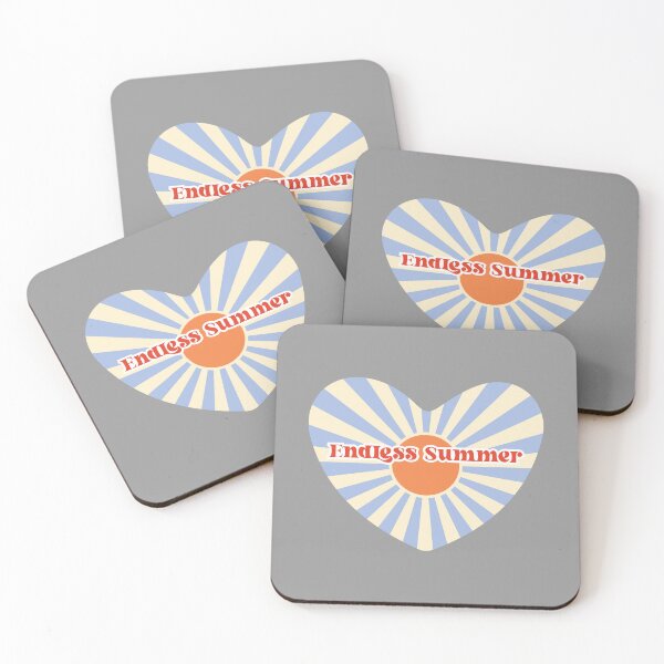 Item preview, Endless Summer Retro Sun Heart designed and sold by Tato's.