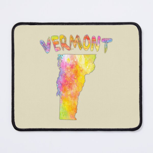 Item preview, Vermont State Map Watercolor Artistic Silhouette designed and sold by mashmosh.