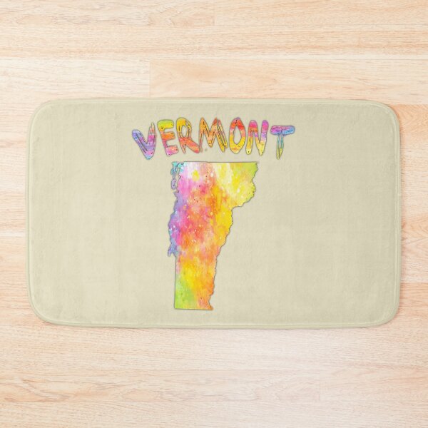 Item preview, Vermont State Map Watercolor Artistic Silhouette designed and sold by mashmosh.