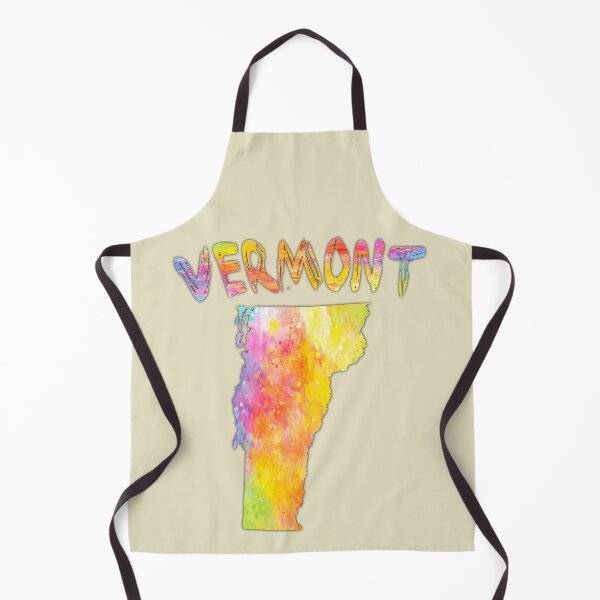 Item preview, Vermont State Map Watercolor Artistic Silhouette designed and sold by mashmosh.