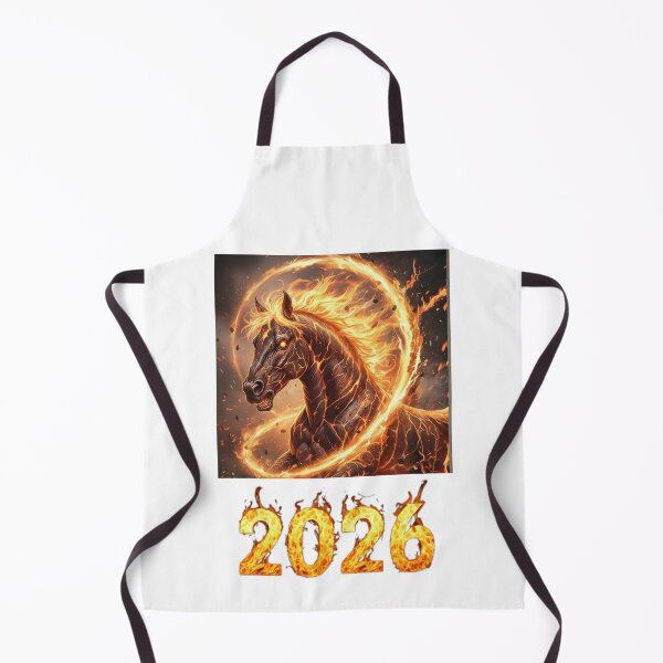 Item preview, 2026 Fire Horse – Flaming Stallion Chinese New Year Zodiac Fantasy Design designed and sold by Baby Adee Collective.