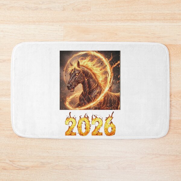 Item preview, 2026 Fire Horse – Flaming Stallion Chinese New Year Zodiac Fantasy Design designed and sold by Baby Adee Collective.
