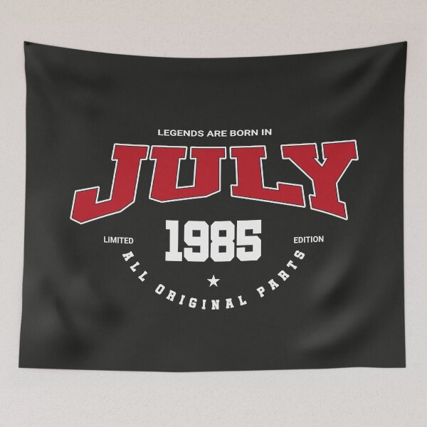 Item preview, July legends 1985 designed and sold by HB Shirts.