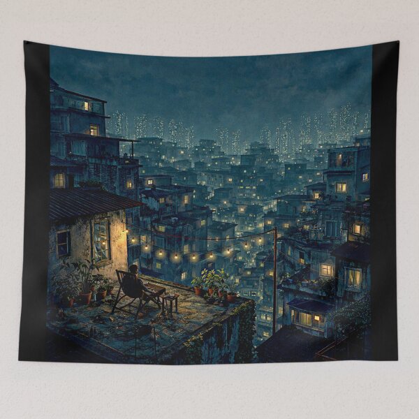 Item preview, Urban Serenity Through the Rooftop#3 designed and sold by Helios Be. Lavsh.