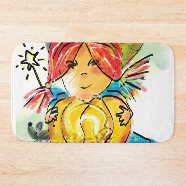 Item preview, Fairy girl with pumpkin, magic wand and mouse  designed and sold by Dilyana Rumenova - Shantabella.