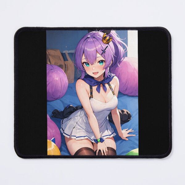 Item preview, Javelin Azur Lane Kawaii Purple Hair Anime Girl Art designed and sold by iloveanimechibi.